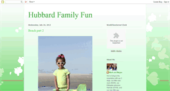 Desktop Screenshot of hubbardfamilyfun.blogspot.com