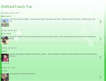 Tablet Screenshot of hubbardfamilyfun.blogspot.com