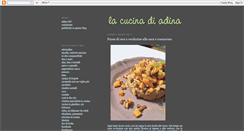 Desktop Screenshot of lacucinadiadina.blogspot.com