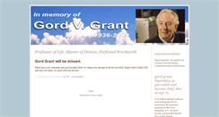 Desktop Screenshot of gordvgrant.blogspot.com