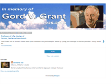 Tablet Screenshot of gordvgrant.blogspot.com