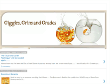 Tablet Screenshot of gigglesgrinsandgrades.blogspot.com