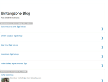 Tablet Screenshot of bintangzone.blogspot.com