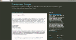 Desktop Screenshot of employmentlawyerca.blogspot.com