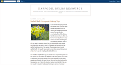 Desktop Screenshot of daffodilbulbs.blogspot.com