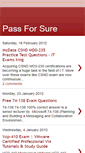 Mobile Screenshot of pass-for-sure.blogspot.com