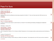 Tablet Screenshot of pass-for-sure.blogspot.com