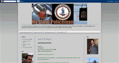 Desktop Screenshot of mystatepoliceman.blogspot.com