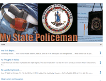 Tablet Screenshot of mystatepoliceman.blogspot.com