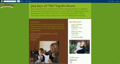 Desktop Screenshot of 365daysofpicingtheroses.blogspot.com