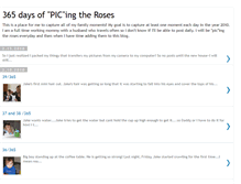 Tablet Screenshot of 365daysofpicingtheroses.blogspot.com