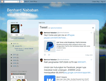 Tablet Screenshot of benhardnababan.blogspot.com