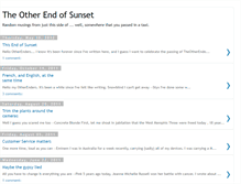 Tablet Screenshot of otherendofsunset.blogspot.com