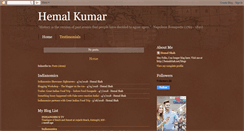 Desktop Screenshot of hemalkumar.blogspot.com