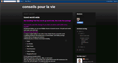 Desktop Screenshot of conseilspourlavie.blogspot.com