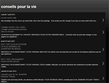 Tablet Screenshot of conseilspourlavie.blogspot.com