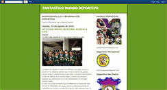 Desktop Screenshot of fantasticomundodeportivo.blogspot.com