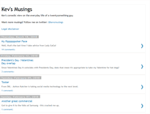 Tablet Screenshot of kevsmusings.blogspot.com