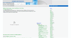 Desktop Screenshot of compareautoinsuranceforu.blogspot.com