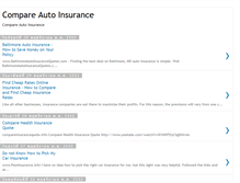 Tablet Screenshot of compareautoinsuranceforu.blogspot.com