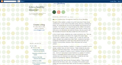 Desktop Screenshot of healthylivingover40.blogspot.com