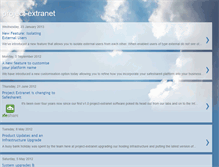 Tablet Screenshot of project-extranet.blogspot.com