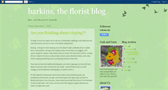 Desktop Screenshot of harkinstheflorist.blogspot.com