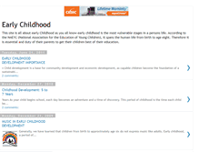 Tablet Screenshot of earlyhood.blogspot.com