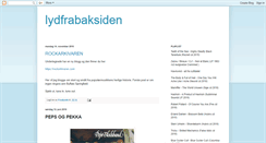 Desktop Screenshot of lydfrabaksiden.blogspot.com