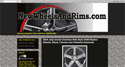 Desktop Screenshot of newwheelsandrims.blogspot.com