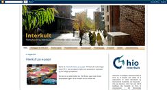 Desktop Screenshot of interkult2011.blogspot.com