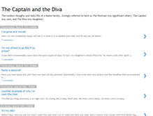 Tablet Screenshot of captainanddiva.blogspot.com