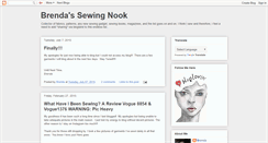 Desktop Screenshot of brendassewingnook.blogspot.com