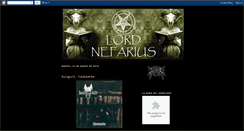 Desktop Screenshot of lordnefarius.blogspot.com