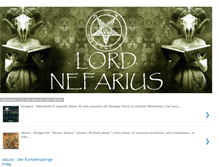 Tablet Screenshot of lordnefarius.blogspot.com