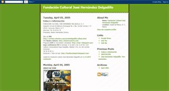 Desktop Screenshot of fundacionjhd.blogspot.com