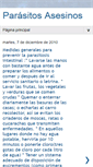 Mobile Screenshot of parasitosasesinos.blogspot.com