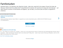 Tablet Screenshot of familienleben-langenfeld.blogspot.com