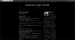 Desktop Screenshot of nubianlady.blogspot.com