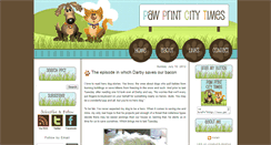 Desktop Screenshot of pawprintcitytimes.blogspot.com