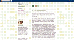 Desktop Screenshot of blueyedmle.blogspot.com