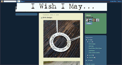 Desktop Screenshot of i-wish-i-may.blogspot.com