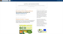 Desktop Screenshot of ecoedicion.blogspot.com