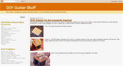 Desktop Screenshot of diyguitarstuff.blogspot.com