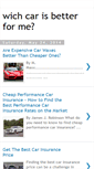 Mobile Screenshot of choosebestcar.blogspot.com