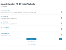 Tablet Screenshot of mountmerrionfc.blogspot.com