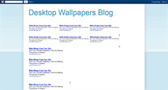 Desktop Screenshot of desktopwallpapersblog.blogspot.com