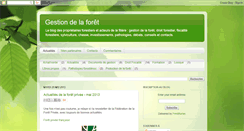 Desktop Screenshot of gestiondelaforet.blogspot.com