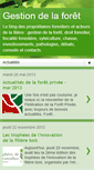 Mobile Screenshot of gestiondelaforet.blogspot.com