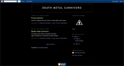 Desktop Screenshot of carnivoremacabre.blogspot.com